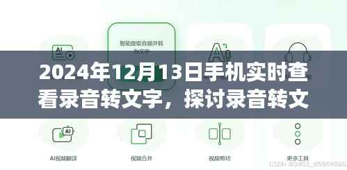 录音转文字技术在未来手机应用中的潜力与挑战,以实时查看功能为例