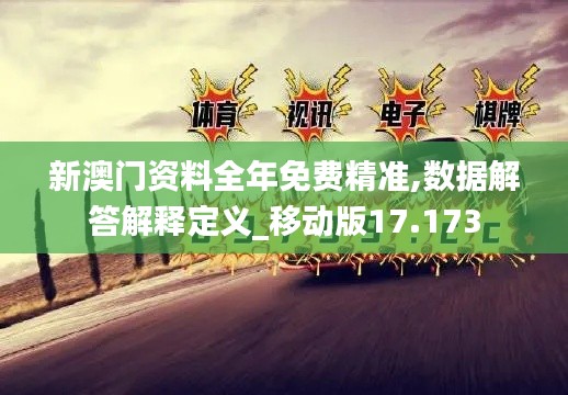 新澳门资料全年免费精准,数据解答解释定义_移动版17.173