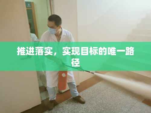 推进落实，实现目标的唯一路径