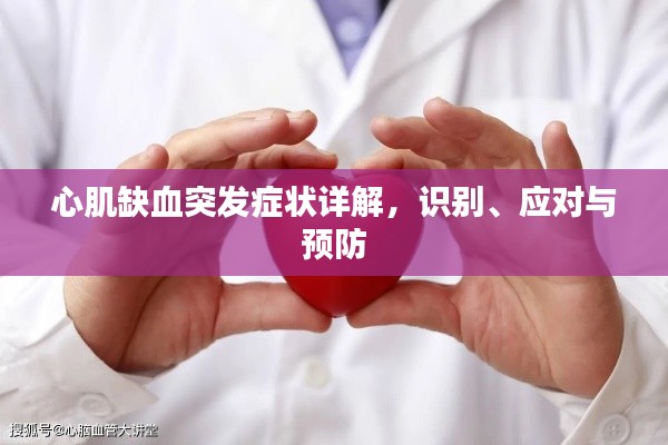 心肌缺血突发症状详解,识别、应对与预防