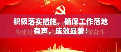 积极落实措施，确保工作落地有声，成效显著！