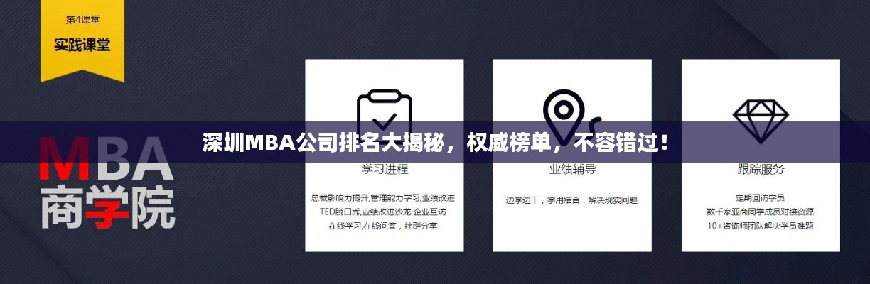 深圳MBA公司排名大揭秘,权威榜单,不容错过!
